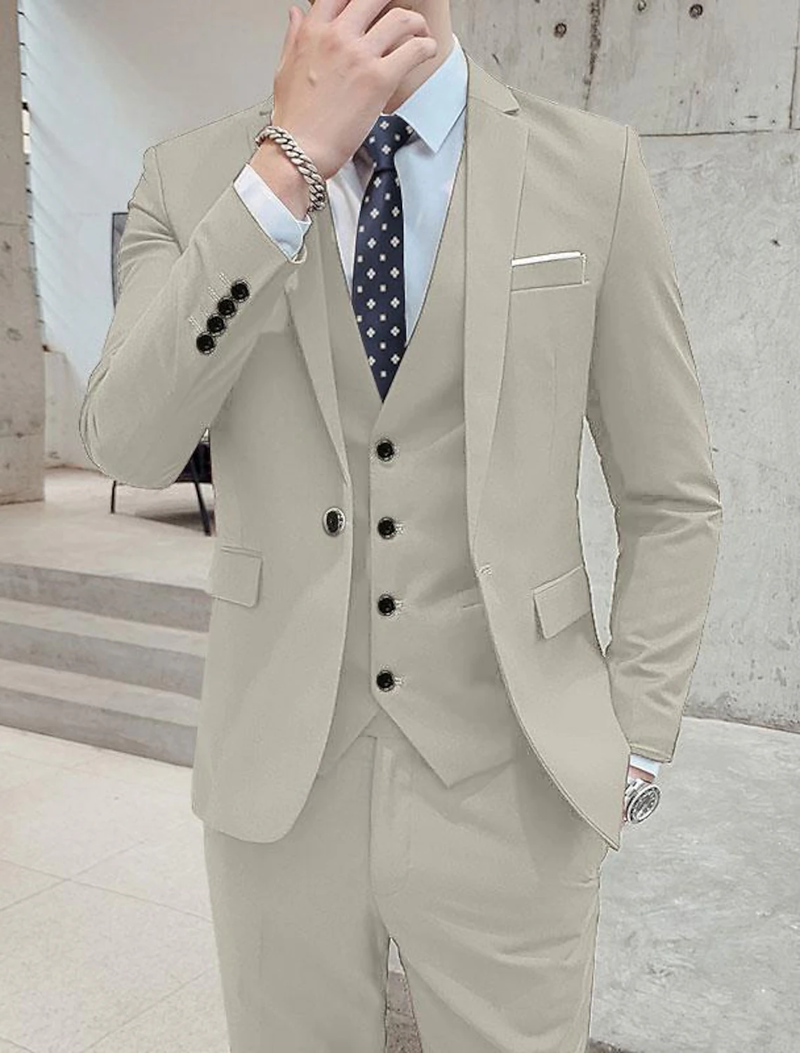 Men's Wedding Suits Business Formal Work Wear Suits 3 Piece Suits - Wehilion.uk # # #