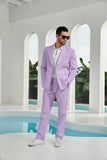 Seersucker Double Breasted Blazer Pants 2 Piece Men's Summer Suit