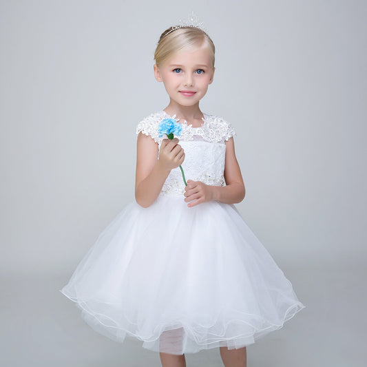 Party Gown Princes Dresses Short Flower Girl Dress for Wedding Yalu04