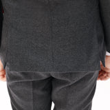 Grey Woolen Elegant 5 Piece Boys Suits