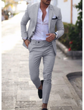Men's Linen Suits Summer Beach Wedding Suits 2 Piece Suits Tailored Fit 2024 - Wehilion.uk # # #