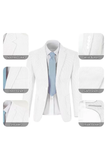 Seersucker Striped Blazer Pants 2 Piece Men's Summer Suit