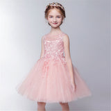 Short Applique Dresses Flower Girl Dress for Wedding SLD04