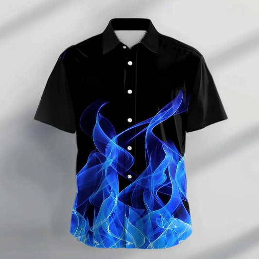 Graphic Tie Dye Casual Men's Shirt Daily Evening Party Vacation Summer Shirts - Wehilion.uk # # #