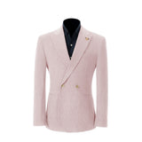 Unique Red Peak Lapel Corduroy Suit 2 Pieces Men's Suits Jacket+Pants 2801