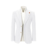 Winter Corduroy Peak Lapel 2 Pieces Men's Suits Jacket+Pants 2786