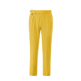 Unique Red Peak Lapel Corduroy Suit 2 Pieces Men's Suits Jacket+Pants 2801