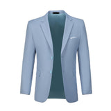 Violet Two Button Wedding 3 Pieces Slim Fit Men Suits