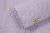 Classical One Button Corduroy Suit 2 Pieces Men's Suits Jacket+Pants 2787