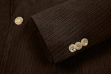 Classical One Button Corduroy Suit 2 Pieces Men's Suits Jacket+Pants 2787