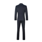 New Arrival Navy Stripe Party Banquet Formal 2 Piece Men Suits