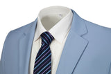 Violet Two Button Wedding 3 Pieces Slim Fit Men Suits