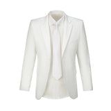 Ivory Two Button Wedding 3 Pieces Slim Fit Men Suits