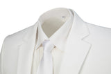Ivory Two Button Wedding 3 Pieces Slim Fit Men Suits
