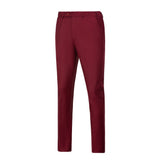 Burgundy Two Button Wedding 3 Pieces Slim Fit Men Suits