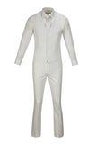 Ivory Two Button Wedding 3 Pieces Slim Fit Men Suits