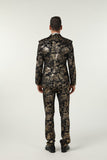 Floral Unique Patterned Party 3 Piece Men Suits