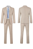 Seersucker Striped Blazer Pants 2 Piece Men's Summer Suit