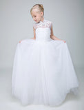 Party Gown Princes Dresses Flower Girl Long Dress for Wedding Yalu08
