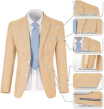 Summer Lightweight Seersucker Suit Shorts Mens Set 2 - Wehilion.uk # # #