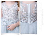 Short Applique Dresses Flower Girl Dress for Wedding SL01