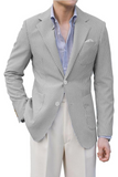 Light Summer Seersucker Leisure Men Jacket
