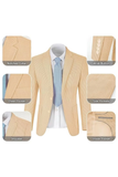 Seersucker Striped Blazer Pants 2 Piece Men's Summer Suit