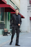 Peaked Collar One-button 2 Pieces Men's Suits 2795