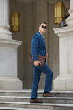 Classical One Button Corduroy Suit 2 Pieces Men's Suits Jacket+Pants 2787
