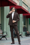 Retro Tweed Herringbone 2 Pieces Mens Suits 2766