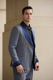 Shawl Collar Double-breasted 2 Pieces Men's Suits 2791