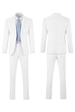 Seersucker Striped Blazer Pants 2 Piece Men's Summer Suit