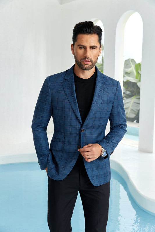 Designer Style New Men's Two Button Blazer - Wehilion.uk # # #