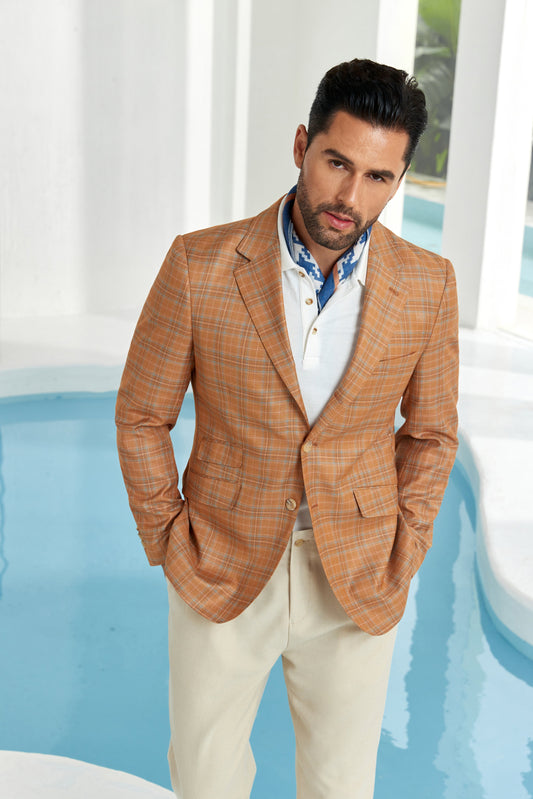 Designer Style New Men's Two Button Blazer - Wehilion.uk # # #