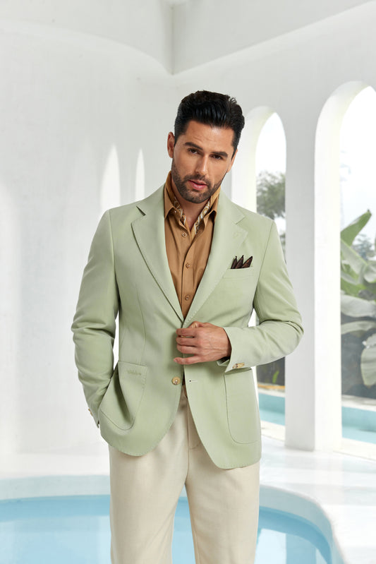 Designer Style New Men's Two Button Blazer - Wehilion.uk # # #