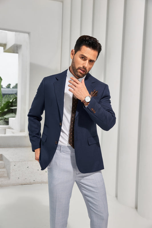 Designer Style New Men's Two Button Blazer - Wehilion.uk # # #