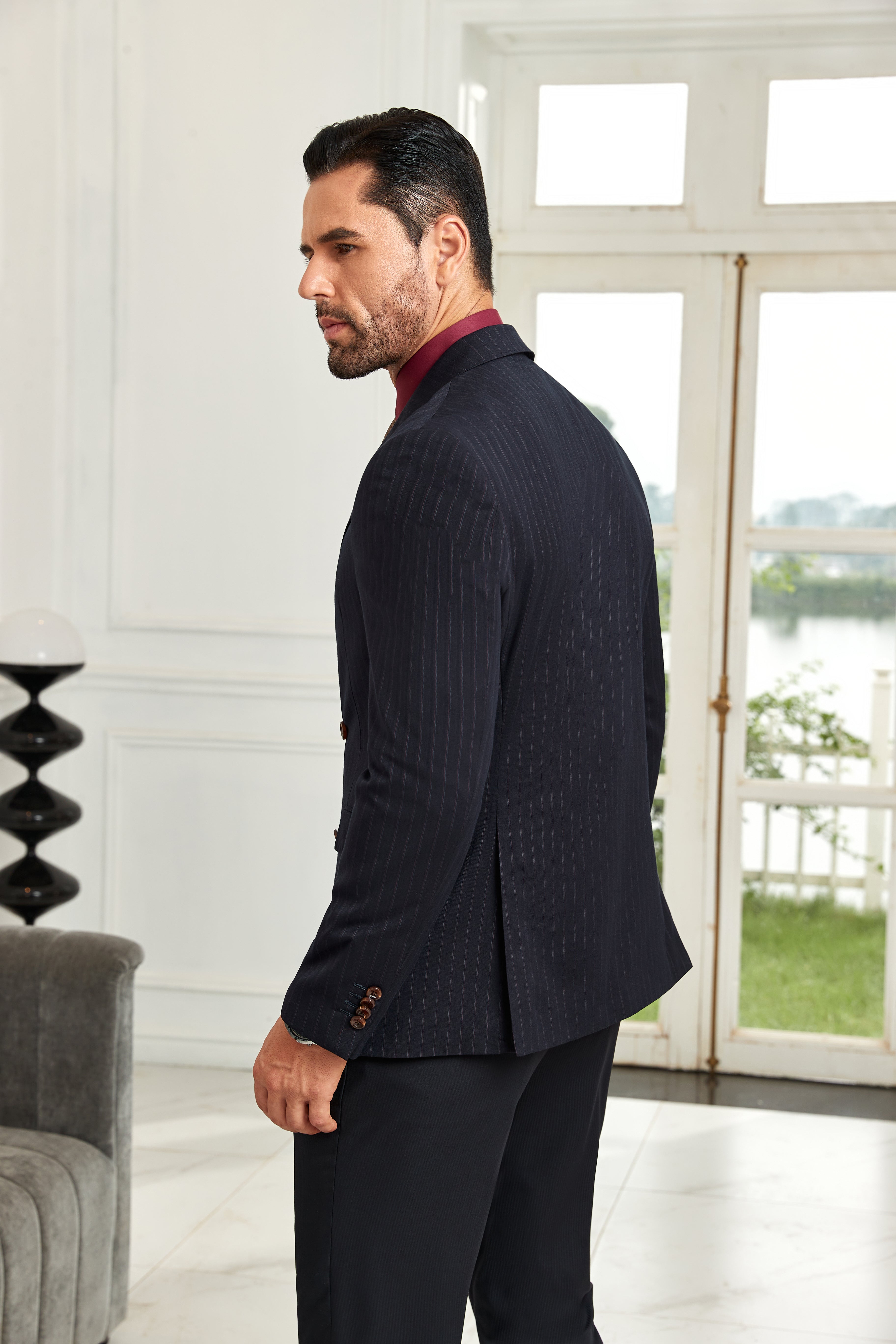 Designer Style New Double Breasted Men's Blazer - Wehilion.uk # # #