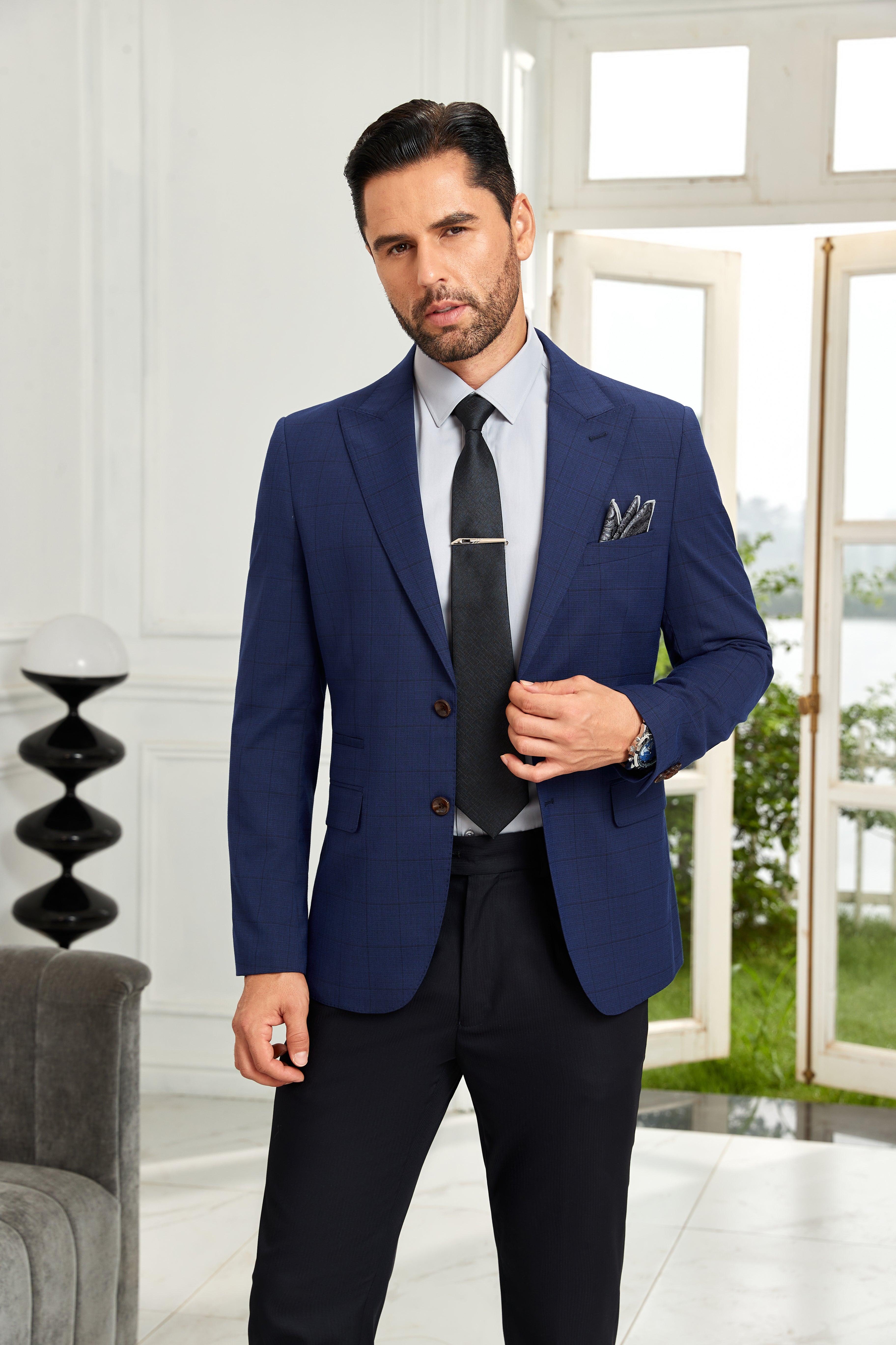 Designer New Style Two Button Men's Blazer - Wehilion.uk # # #