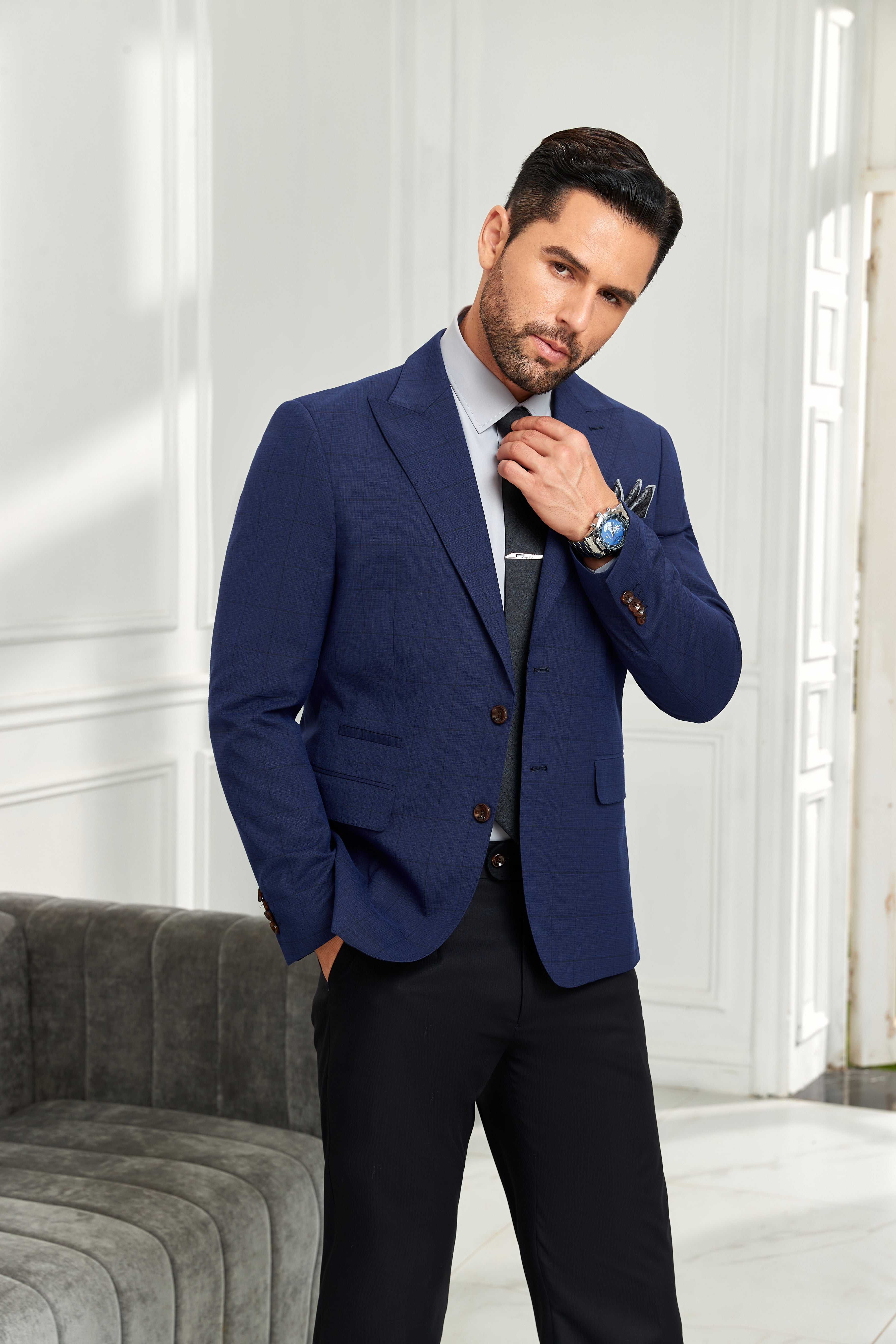 Designer New Style Two Button Men's Blazer - Wehilion.uk # # #