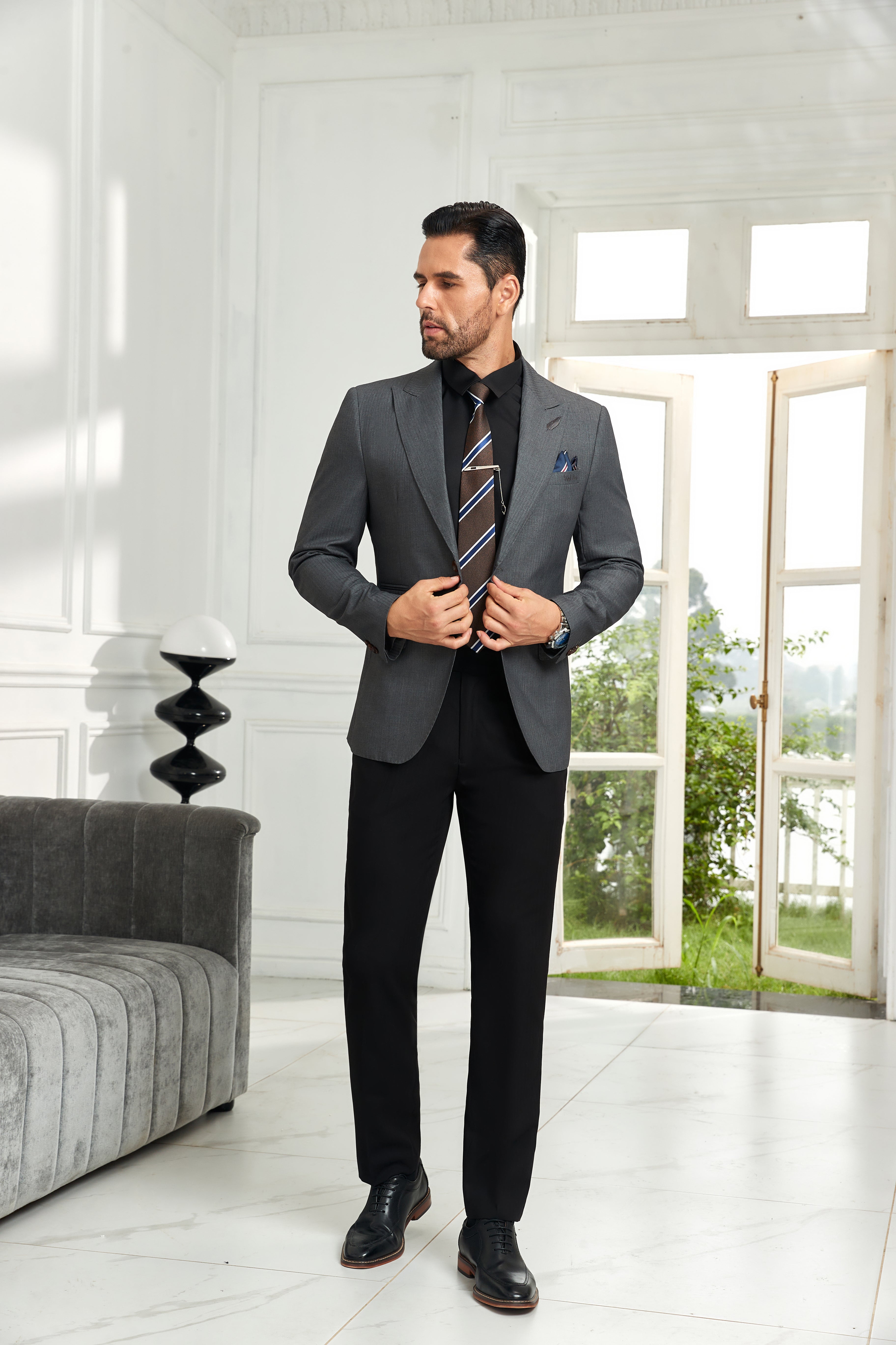 Designer New Style Two Button Men's Blazer - Wehilion.uk # # #