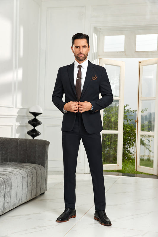 Designer Style Unique Design 2 Pieces Men's Suits Jacket+Pants - Wehilion.uk # # #