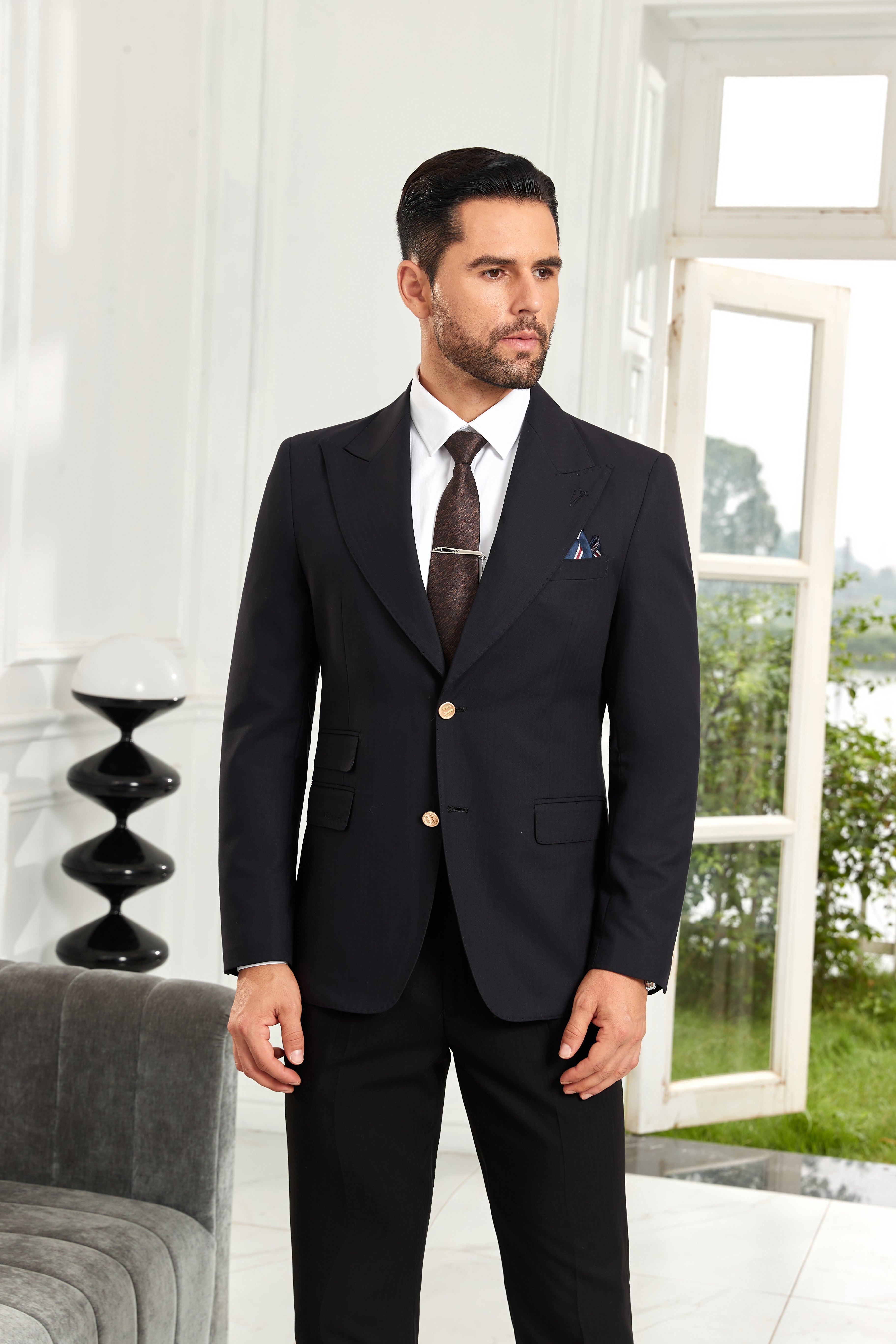 Designer New Style Two Button Men's Blazer - Wehilion.uk # # #