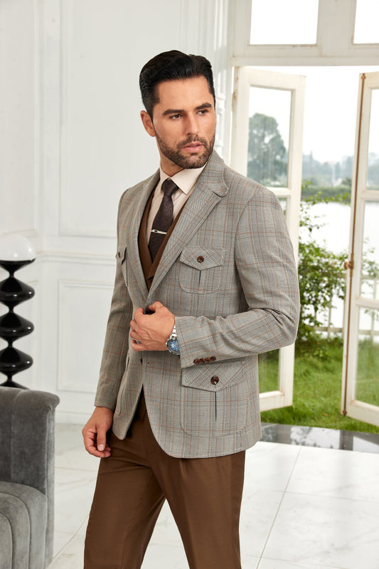 Designer New Style Two Button Men's Blazer - Wehilion.uk # # #