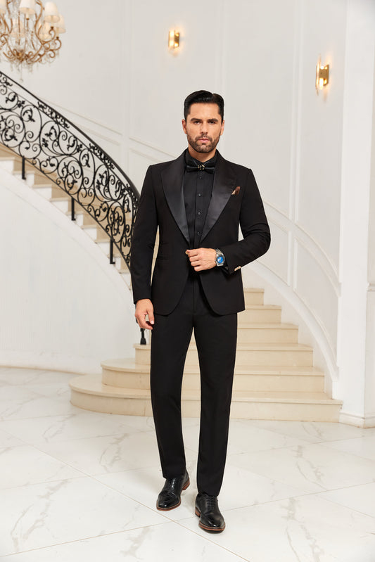 Designer Style Unique Design 2 Pieces Men's Suits Jacket+Pants - Wehilion.uk # # #