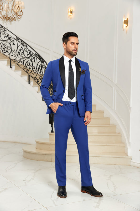 Designer Style Unique Design 2 Pieces Men's Suits Jacket+Pants - Wehilion.uk # # #