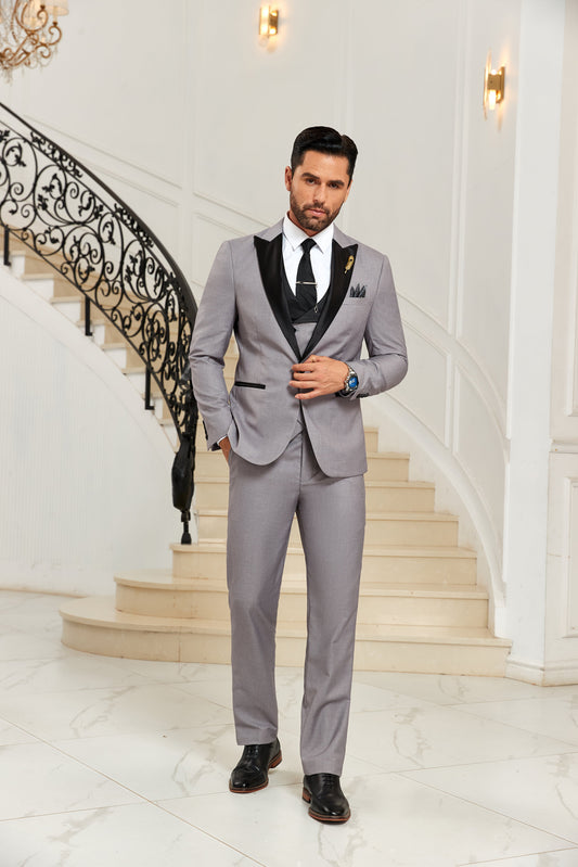 Designer Style Unique Design Modern 3 Pieces Men Suits - Wehilion.uk # # #