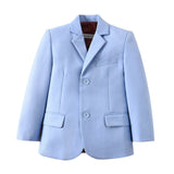 Light Blue Kid Boys Classic 5 Piece Boys Suits