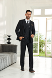 Mens Suit Slim Fit 3 Piece Suit Men Formal Tuxedo Set Casual Wedding Prom Groom Suits