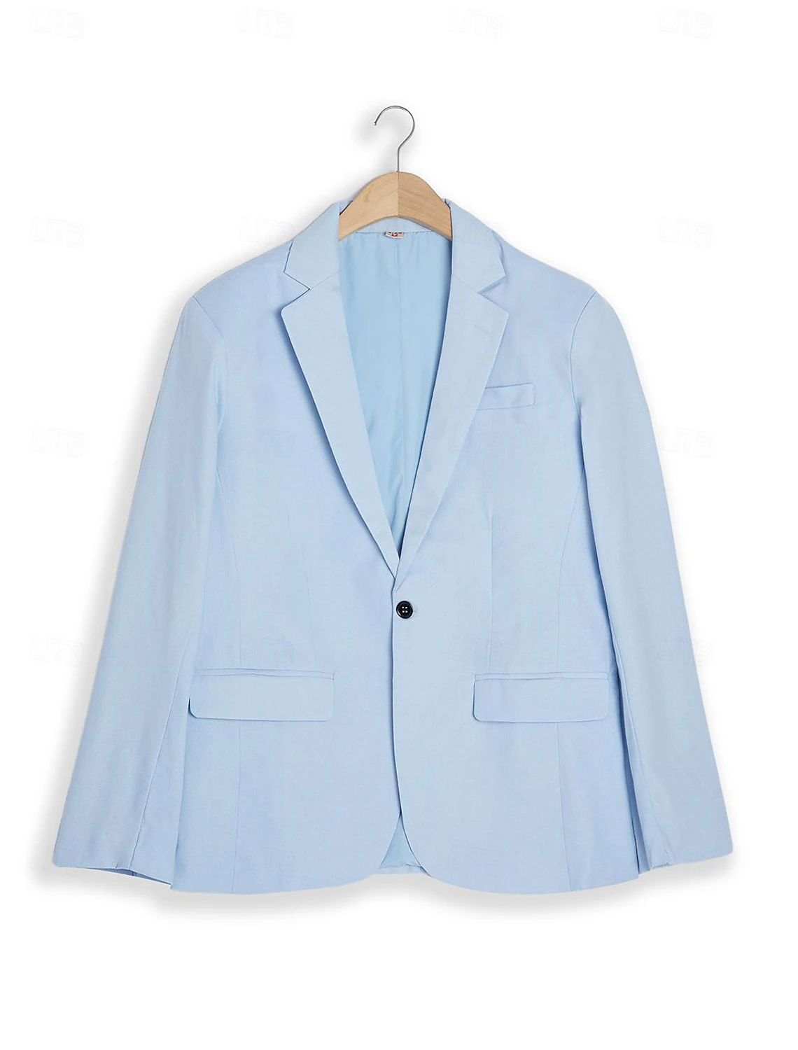 Men's Wedding Linen Beach Summer Single Breasted One-button 2 Piece Suits - Wehilion.uk # # #