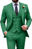 Mens Suit Slim Fit 3 Piece Suit Men Formal Tuxedo Set Casual Wedding Prom Groom Suits